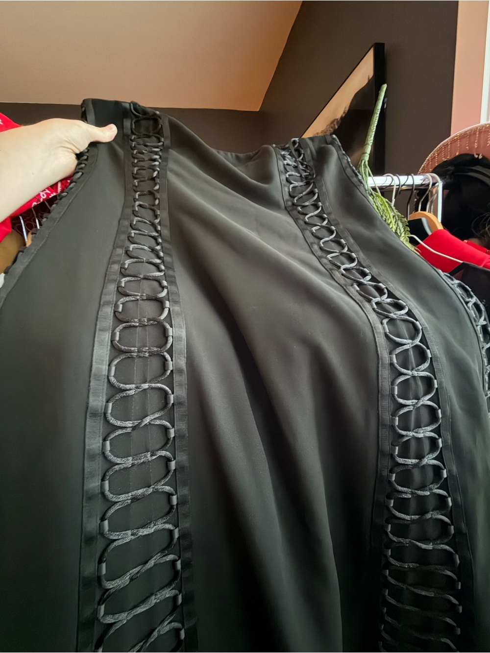 New With Tags SIMKHAI Dennison Dress Strapless Black Midi - Picture 10 of 12